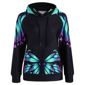 Lovely Butterfly Hoodie for Autumn & Winter 2018 - Freedom Look