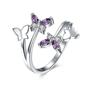 Trendy Butterfly Ring - 925 Sterling Silver - Freedom Look