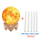 Air Humidifier 3D Moon Lamp Diffuser - Aroma Essential Oil