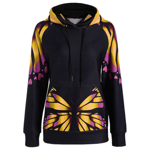 Lovely Butterfly Hoodie for Autumn & Winter 2018 - Freedom Look