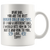 Personalized Border Collie Dog Tippy Dad Coffee Mug (11 oz)