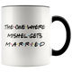 The One Where Mishel Gets Married Colored Coffee Mug (11 oz)