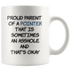 Funny Proud Parent Of A Pointer Dog Coffee Mug (11 oz)