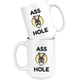 Funny Ass Hole Donkey Coffee Mug (15 oz)