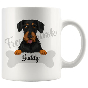 Personalized Wirehaired Dachshund Dog Mom Dad Mug, Funny Dog Owner Gift