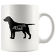 Black Labrador Dad Coffee Mug (11 oz) - Freedom Look