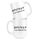 Brother Friends Coffee Mug (15 oz) - Freedom Look