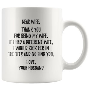 Thank You For Being My Wife Coffee Mug (11 oz)