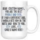 Personalized Best Poodle Dad Coffee Mug (15 oz)