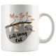 Let's Hang Out Funny Sloth Coffee Mug (11 oz)