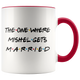The One Where Mishel Gets Married Colored Coffee Mug (11 oz)
