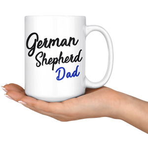 German Shepherd Dad Coffee Mug (15 oz) - Freedom Look