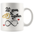 20th Wedding Anniversary Gift For Him And Her, 20th Anniversary Mug For Husband & Wife, Married For Twenty Years, 20 Years Together With Her ( 11 oz )