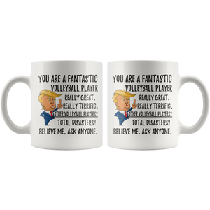 Volleyball Player Trump Coffee Mug (11 oz)