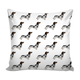 Piebald Dachshund Pillow Cover With Insert - Freedom Look