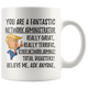Funny Fantastic Network Administrator Coffee Mug, Trump Graduation Gifts, Best Network Administrator Birthday Christmas Graduation Gift