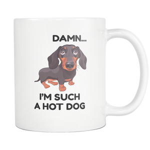 Cute Weiner Dog Coffee Mug - Dachshund Hot Dog Mug - Funny Dotson Dog - Perfect Gift For Wiener Owner (Color Changing) - Freedom Look