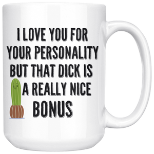 Funny Really Nice Dick Coffee Mug - Dick Gags Gift Cup (15 oz)