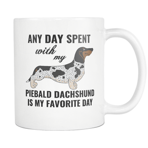 Piebald Dachshund Gifts Mug - Piebald Dachshund Ornament - Wiener Dog Dad Mom Mug - Great Gift For Daschund Owner - Freedom Look