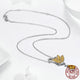 New Trendy Butterfly Pendant Necklace - 925 Sterling Silver