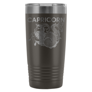 Capricorn Zodiac - Goat Lover 20 oz Vacuum Tumbler - Freedom Look