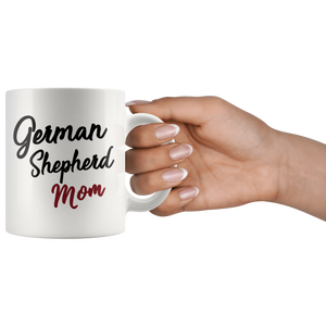 German Shepherd Mom Coffee Mug (11 oz) - Freedom Look