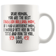 Personalized English Bulldog Dixie Mom Human Coffee Mug (11 oz)