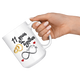 11th Wedding Anniversary Gift For Him And Her, Married For 11 Years, 11th Anniversary Mug For Husband & Wife, 11 Years Together With Her (15 oz )