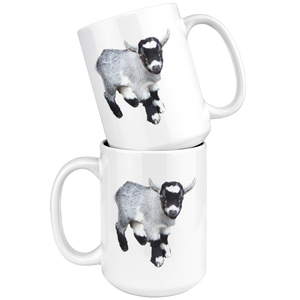 Cute Pygmy Goat Coffee Mug (15 oz)