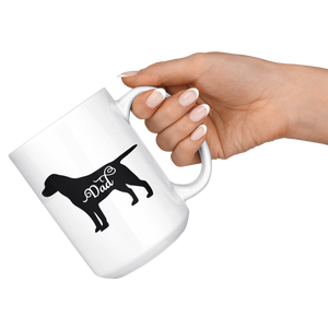 Black Labrador Dad Coffee Mug (15 oz) - Freedom Look