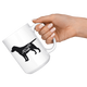 Black Labrador Dad Coffee Mug (15 oz) - Freedom Look