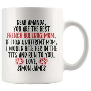 Amanda French Bulldog Mom Coffee Mug (11 oz) - Freedom Look